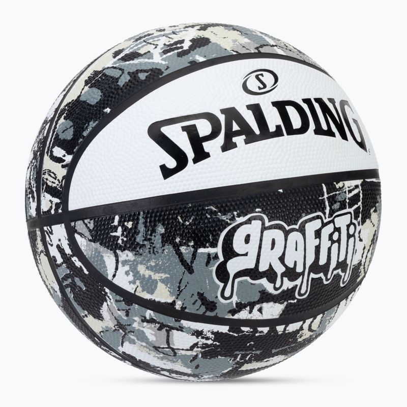 М'яч для баскетболу Spalding Graffiti білий розмір 7 2