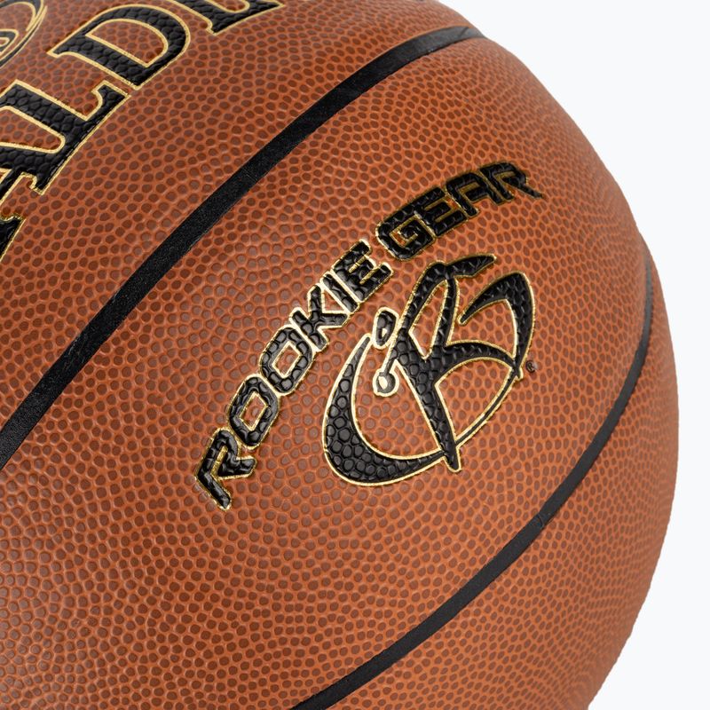 Spalding Rookie Gear Шкіряний баскетбольний м'яч Spalding Rookie Gear помаранчевий розмір 5 3