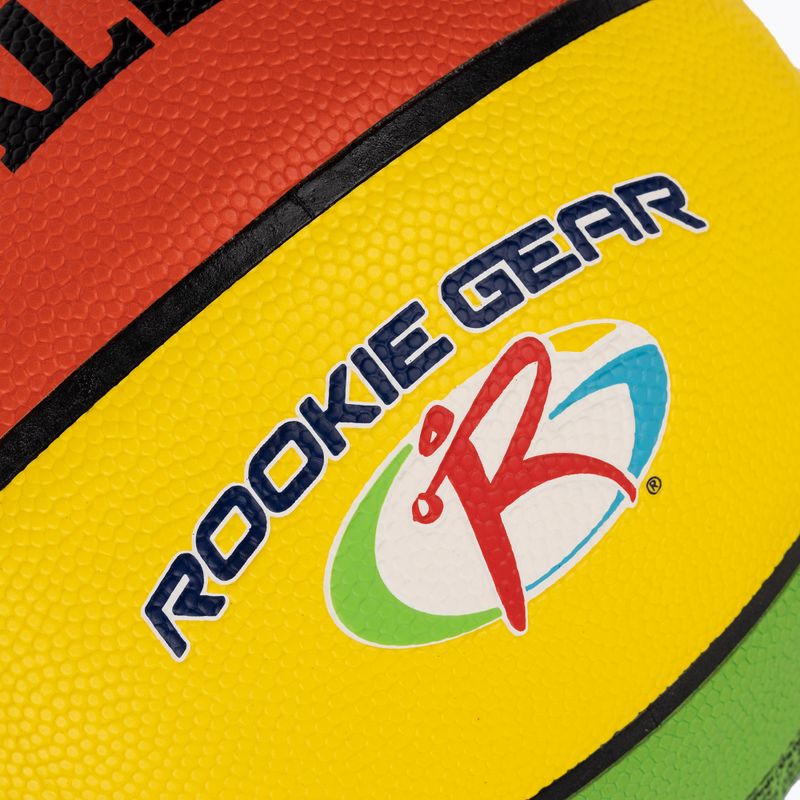 Spalding Rookie Gear Шкіряні баскетбольні м'ячі Spalding Rookie Gear різнокольорові, розмір 5 3