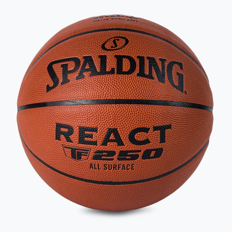 М'яч баскетбольний  Spalding TF-250 React Logo FIBA 76968Z 2