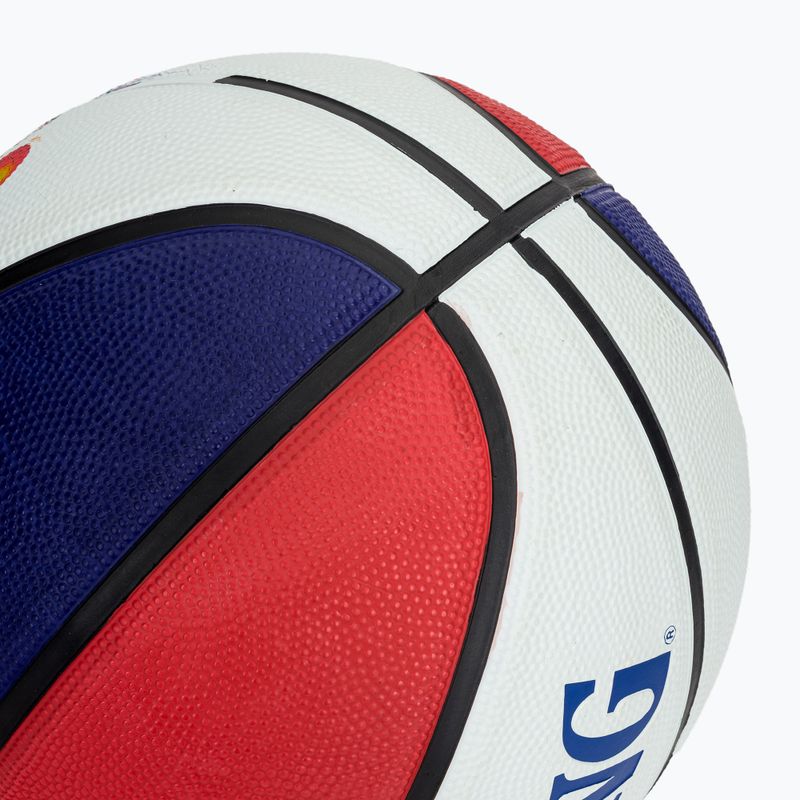 М'яч баскетбольний Spalding Space Jam Tune білий/червоний/блакитний розмір 7 5