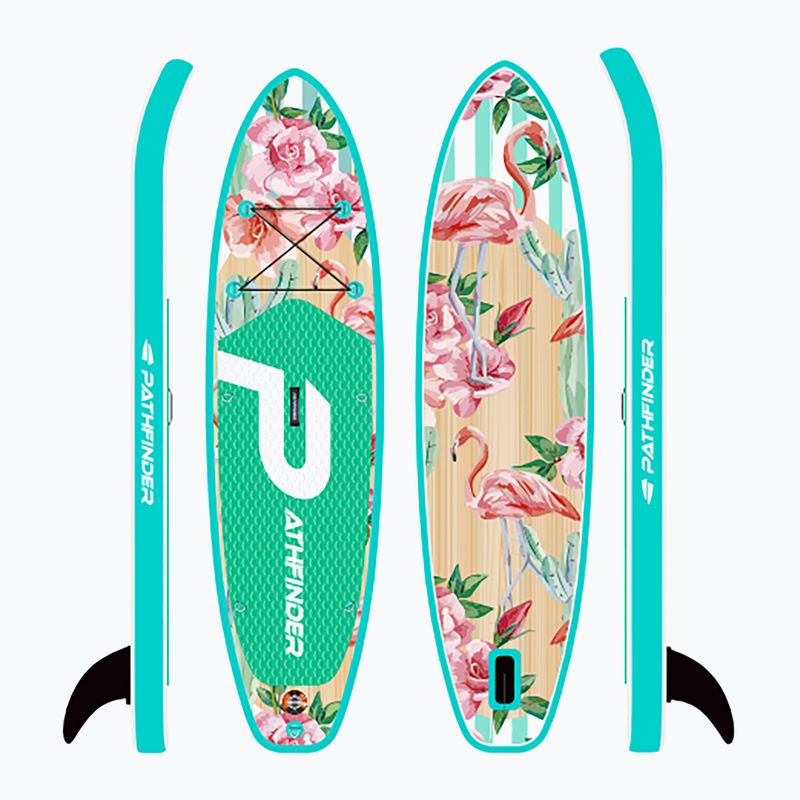 Дошка SUP Pathfinder Flamingo Green 10'2"
