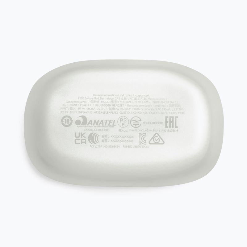 Навушники бездротові JBL Endurance Peak 3 білі JBLENDUPEAK3WHT 6