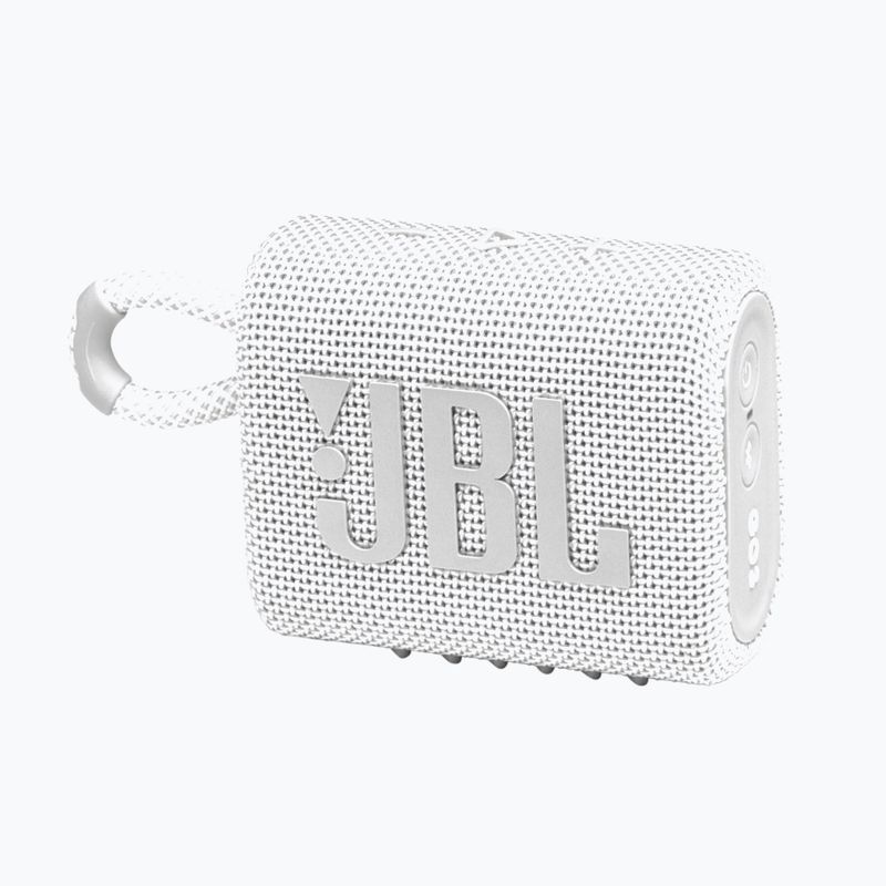 Колонка мобільна  JBL GO 3 біла JBLGO3WHT