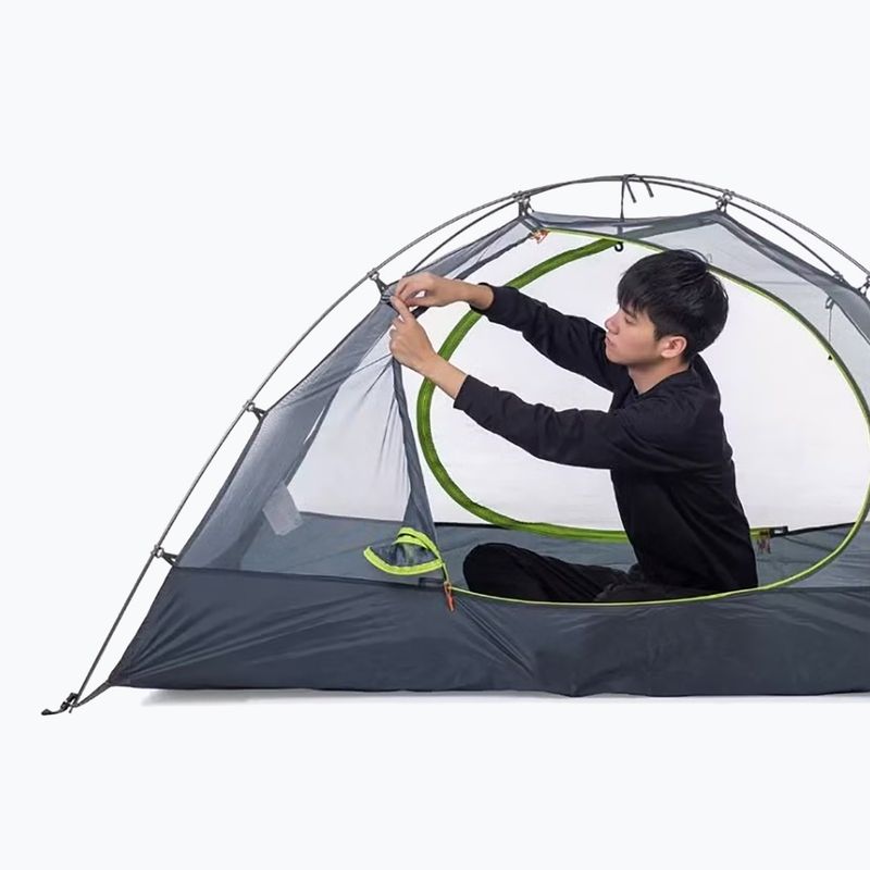 Намет трекінговий двомісний Naturehike Ultralight 20D forest green 4