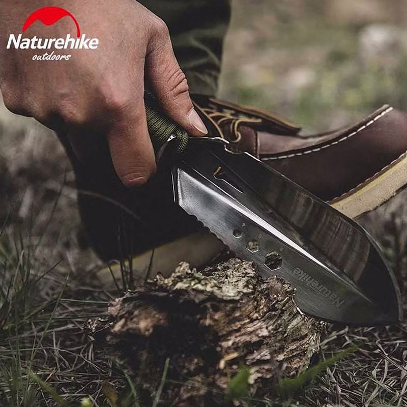 Багатофункціональна саперна лопатка Naturehike NH20GJ001 silver 4