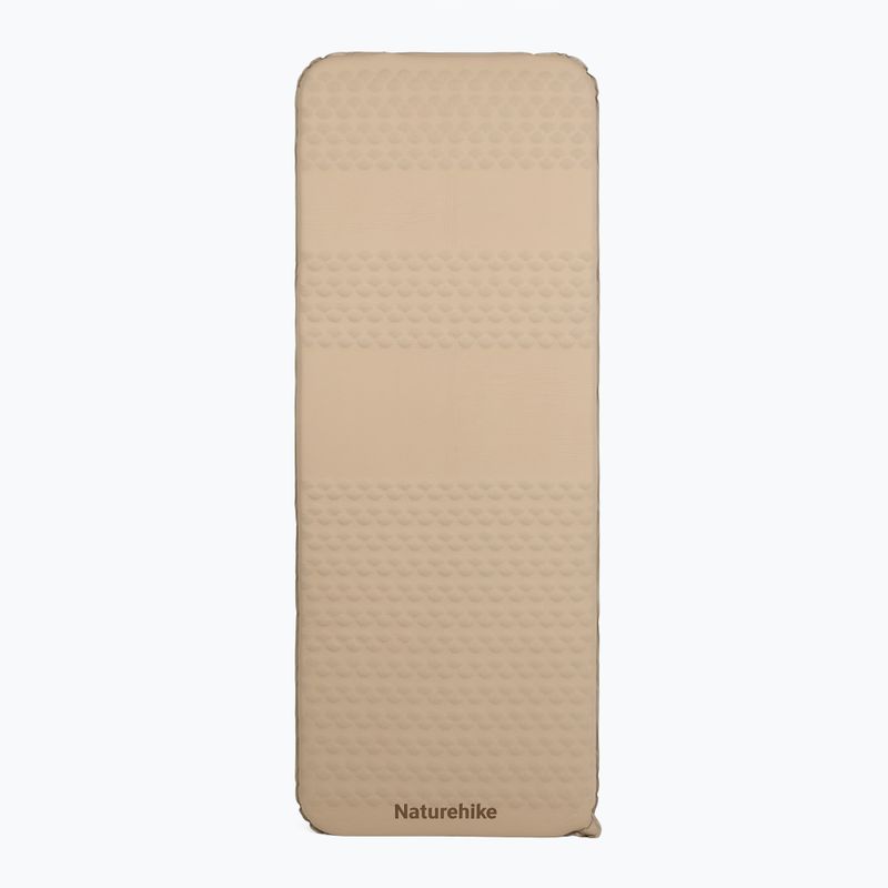 Килимок самонадувний Naturehike Featherbone Single Large Wide brown 2