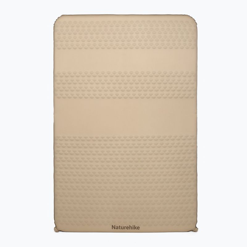 Килимок самонадувний Naturehike Featherbone Double Regular Wide brown 2