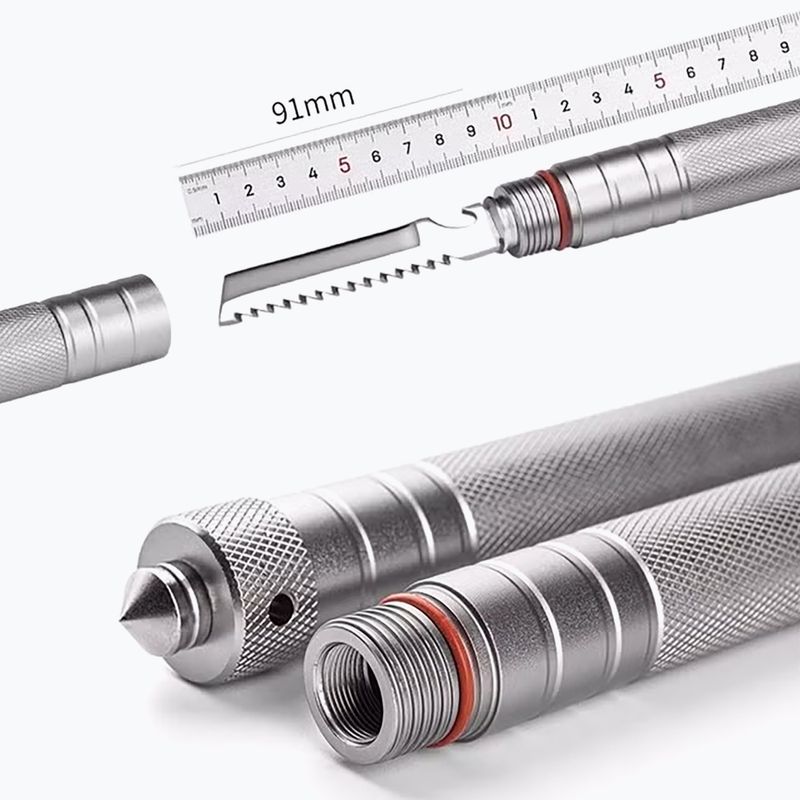 Багатофункціональна саперна лопатка Naturehike NH20GJ002 silver 2