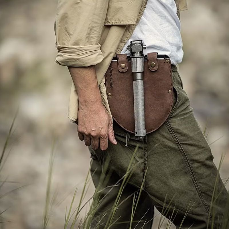 Багатофункціональна саперна лопатка Naturehike NH20GJ002 silver 5