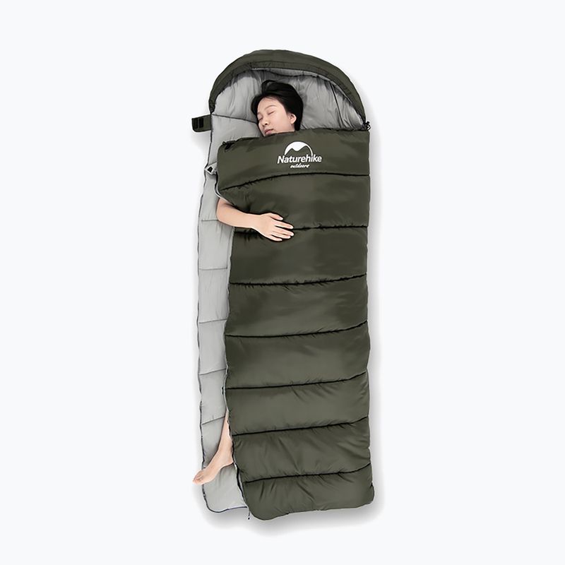 Спальний мішок Naturehike U250 army green 5