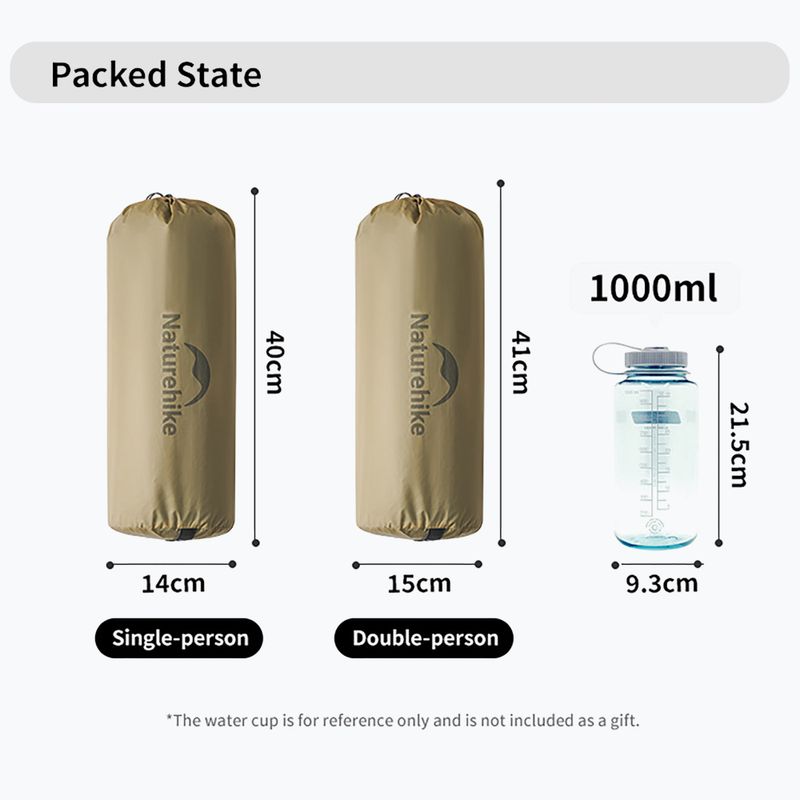Намет трекінговий двомісний Naturehike Mongar UL 2 15D moon rock gray 4