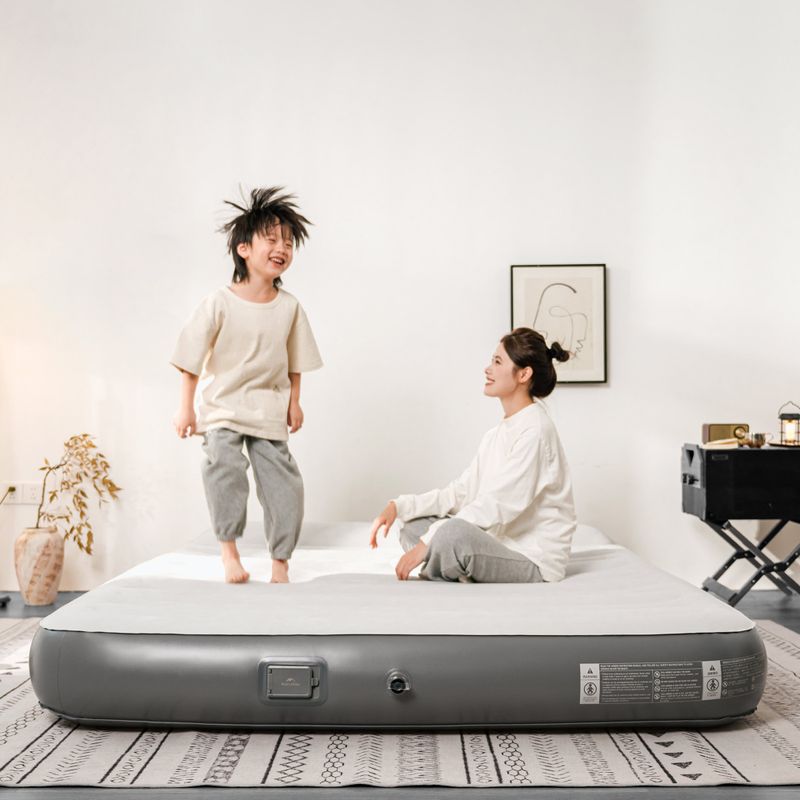 Матрац надувний Naturehike Chenjing with Pillow Triple grey 4