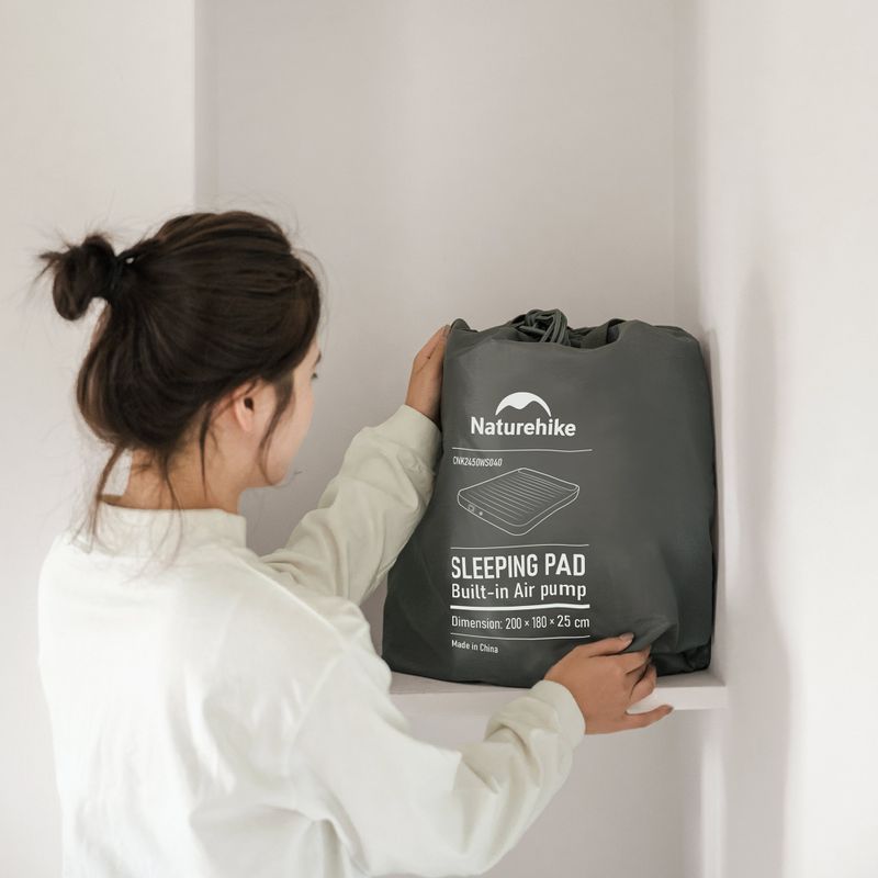 Матрац надувний Naturehike Chenjing with Pillow Triple grey 9