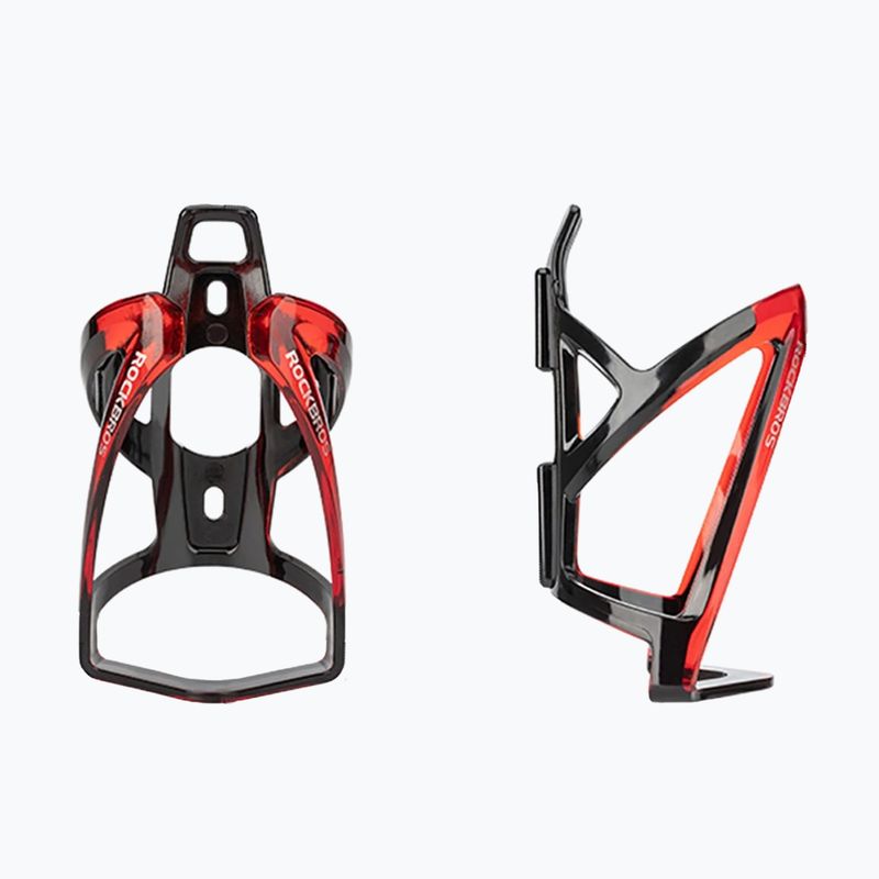 Кошик для пляшки Rockbros 31210007 Water Bottle Holder black/red 2