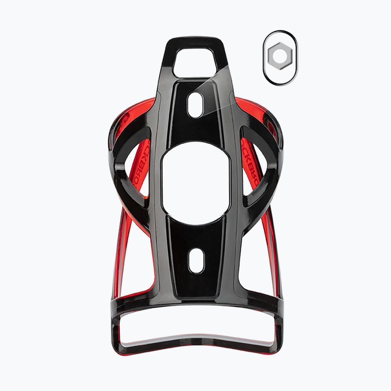 Кошик для пляшки Rockbros 31210007 Water Bottle Holder black/red 4