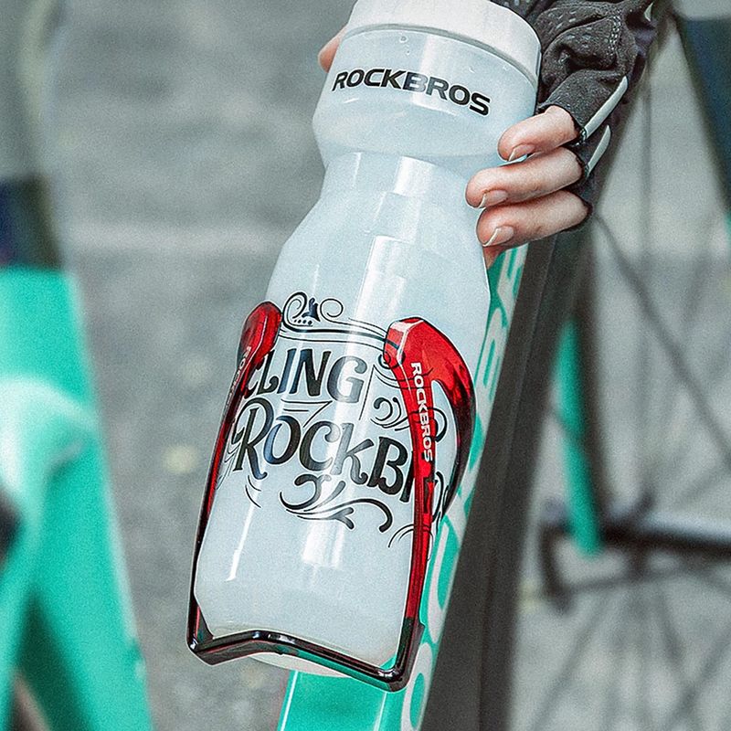 Кошик для пляшки Rockbros 31210007 Water Bottle Holder black/red 9