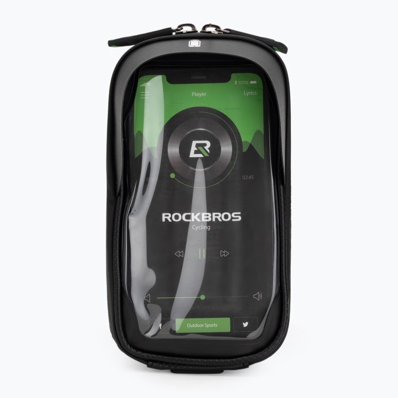 Сумка велосипедна на раму Rockbros 010-4BK Bike Front Bag black