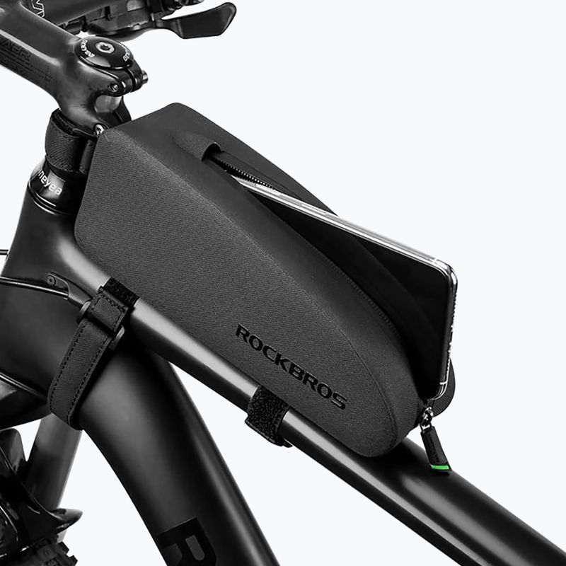 Сумка велосипедна на раму Rockbros AS-019 Bike Tube Bag S black 7