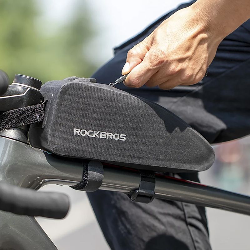 Сумка велосипедна на раму Rockbros AS-019 Bike Tube Bag S black 13