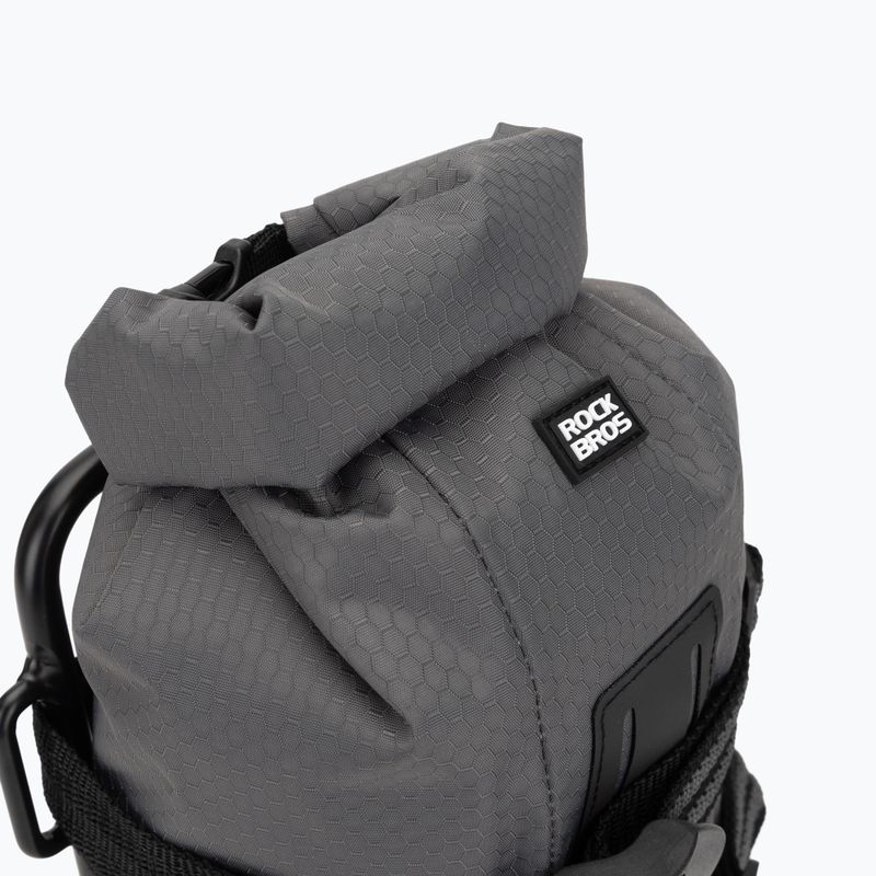 Сумка і багажник на велосипедний вилку Rockbros Front Fork Rack+Fork Bag grey/black 5