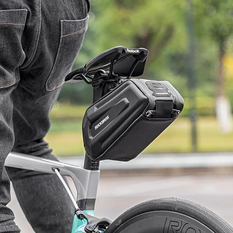 Сумка велосипедна під сідло Rockbros B69 Bike Saddle Bag black 7