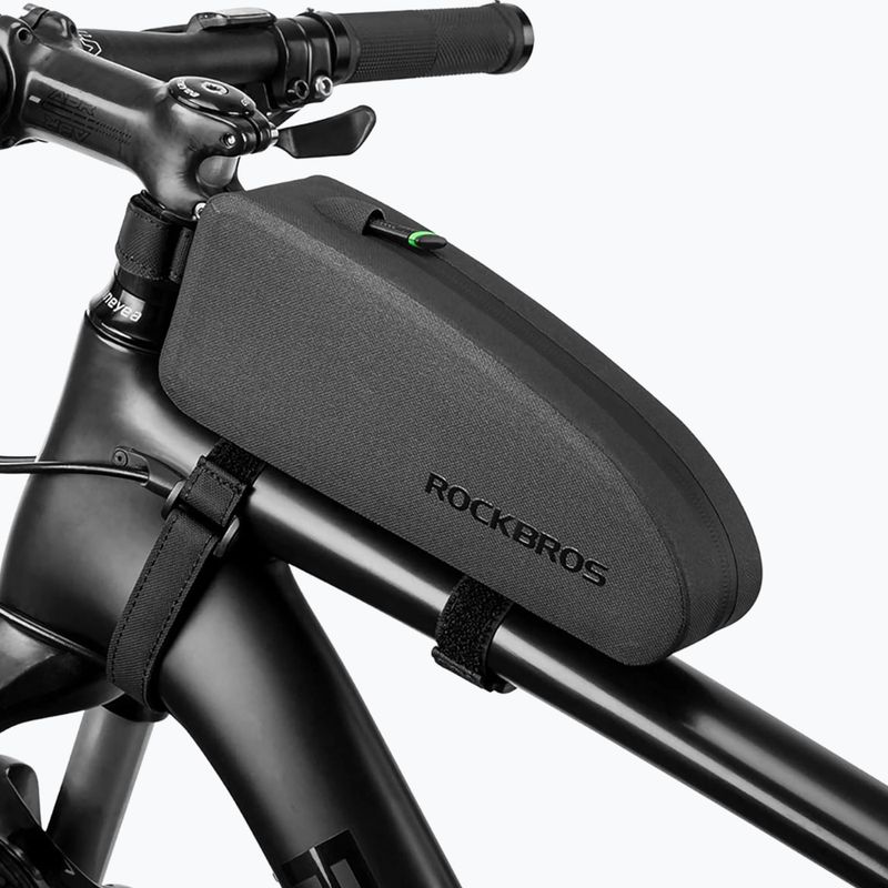 Сумка велосипедна на раму Rockbros AS-019-1 Bike Tube Bag L black 5