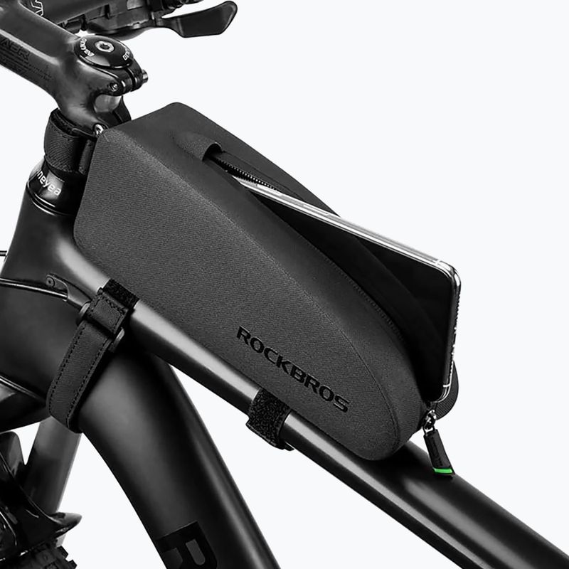 Сумка велосипедна на раму Rockbros AS-019-1 Bike Tube Bag L black 7