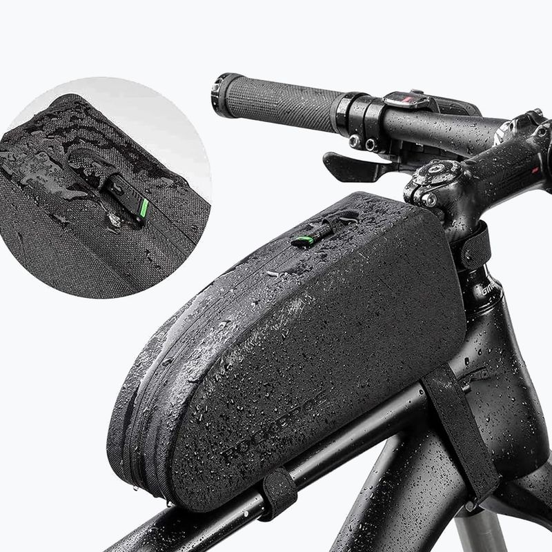 Сумка велосипедна на раму Rockbros AS-019-1 Bike Tube Bag L black 8