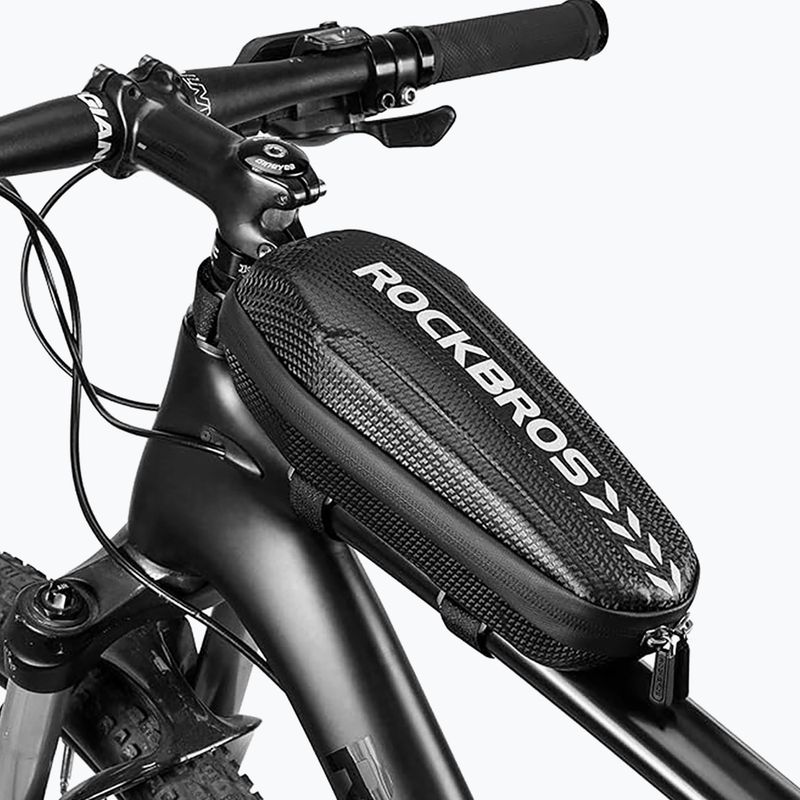 Сумка велосипедна на раму Rockbros B60 Bike Tube Bag M black 2