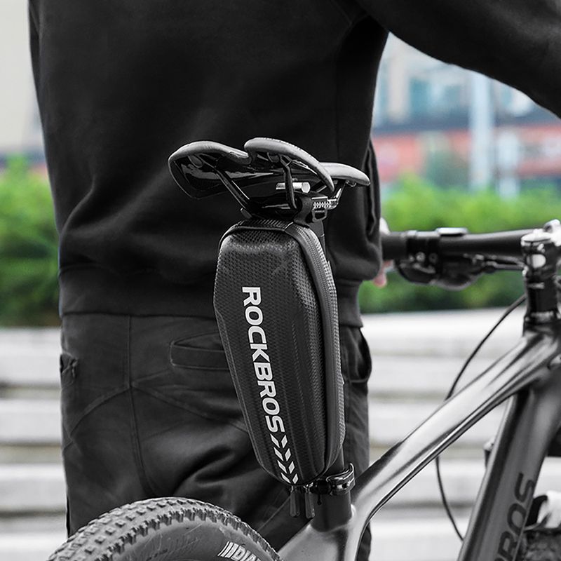 Сумка велосипедна на раму Rockbros B61 Bike Tube Bag L black 2