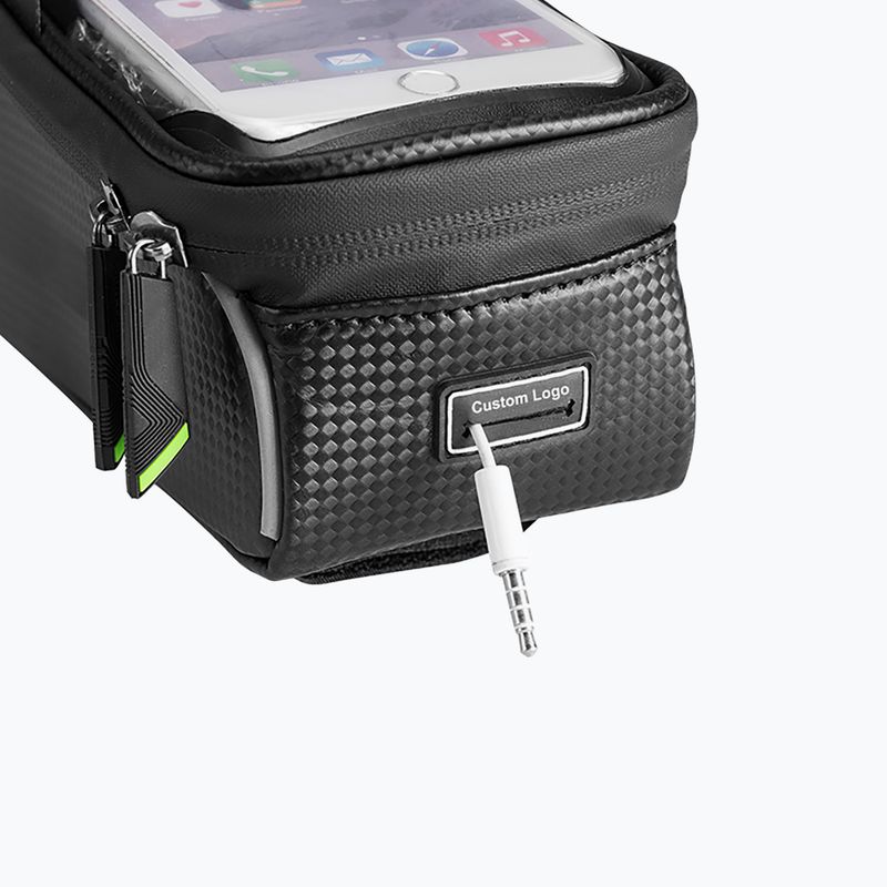 Сумка велосипедна на раму Rockbros 017-1BK Bike Tube Bag 1,5 l black 3