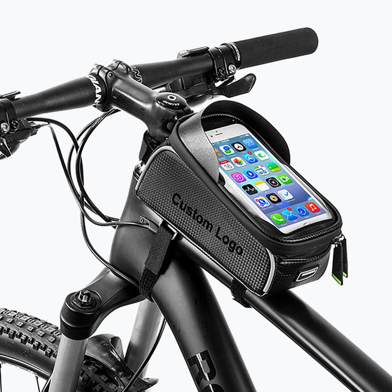 Сумка велосипедна на раму Rockbros 017-1BK Bike Tube Bag 1,5 l black 5