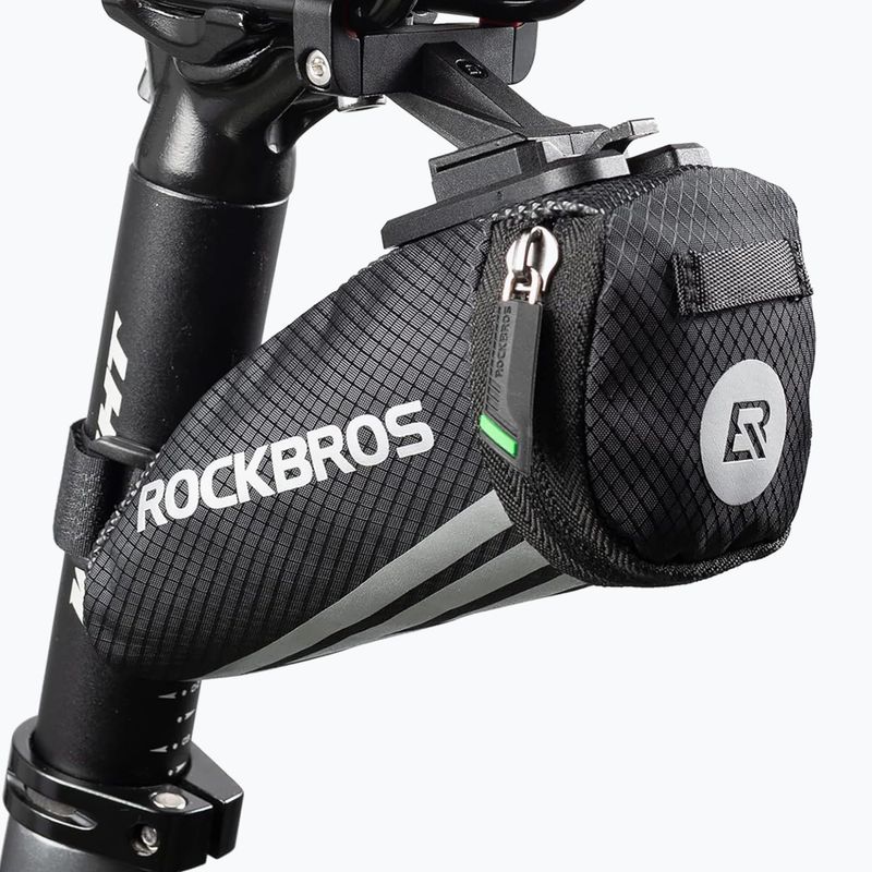 Сумка велосипедна під сідло Rockbros C28BK Bike Saddle Bag black 2