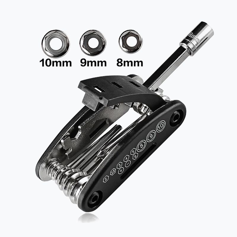 Ключ велосипедний Rockbros GJ1601 Repair Tool 16in1 black/silver 4