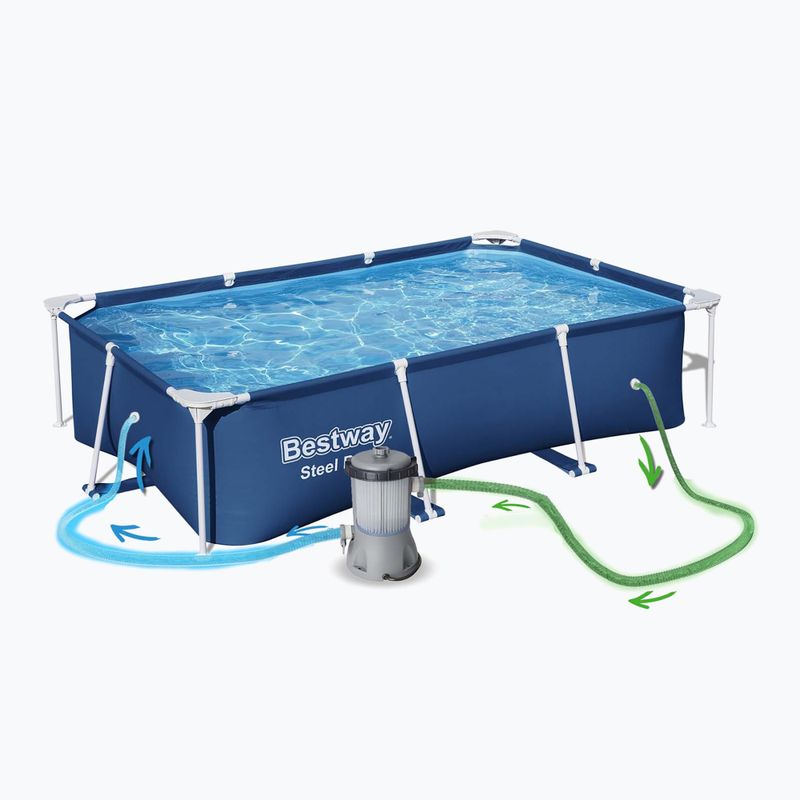 Басейн Bestway Steel Pro Pool 259 см блакитний 4