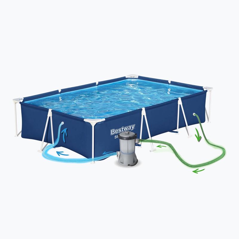 Басейн Bestway Steel Pro Pool 300 см блакитний 4