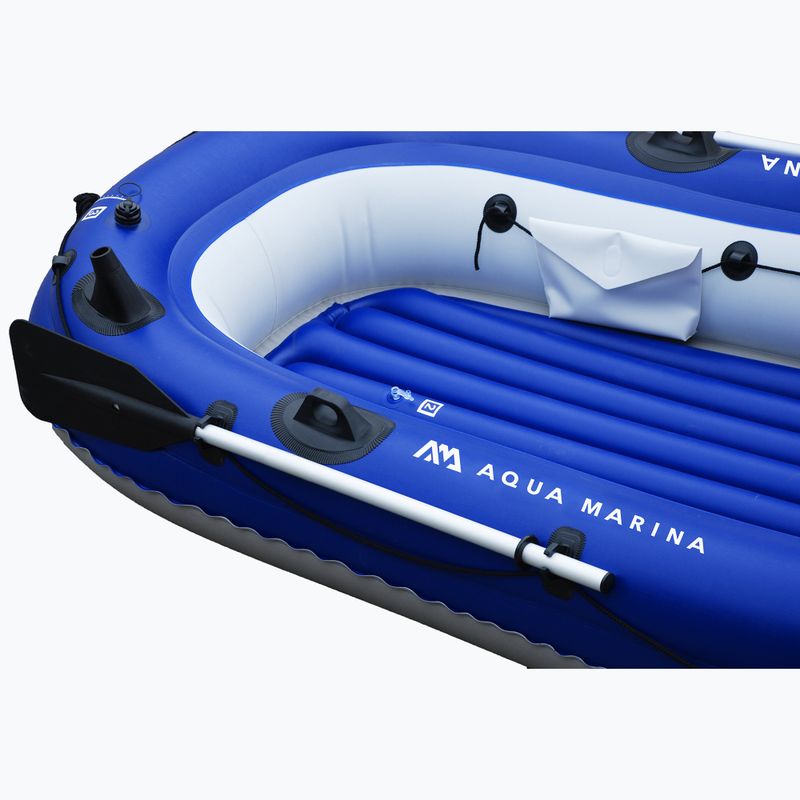 Aqua Marina Wildriver синій 3-місний понтон з мотором 4