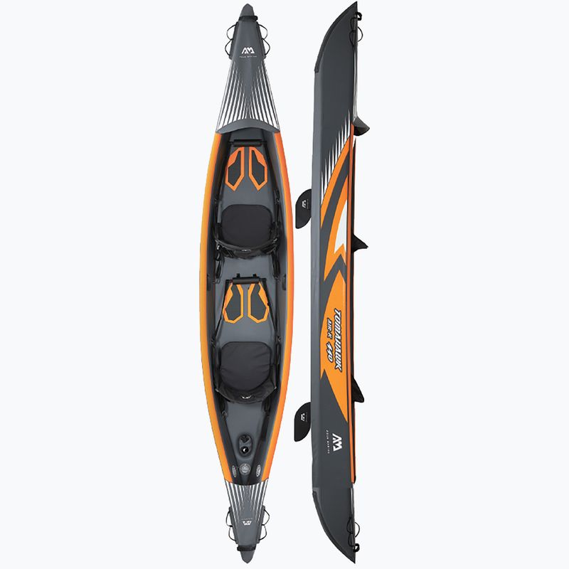 Надувна байдарка 2-х місна 14’5″ Aqua Marina Tomahawk сіра Air-K 440