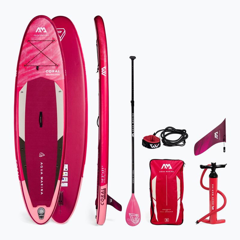 SUP-дошка Aqua Marina Coral 3.1м рожева BT-22COP