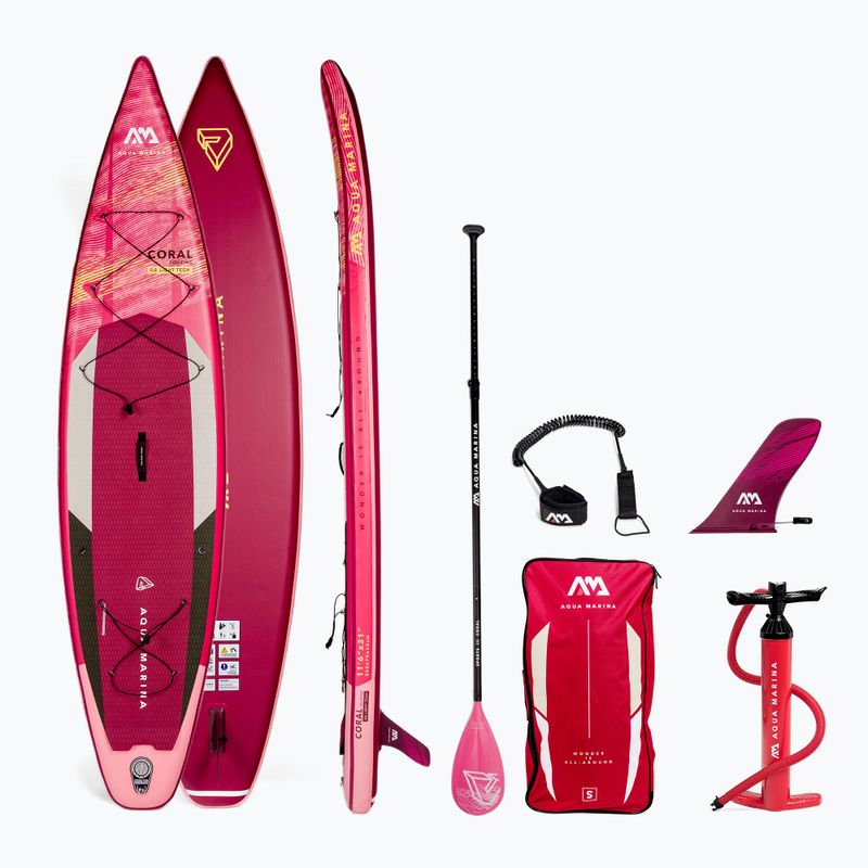 SUP-дошка Aqua Marina Coral Touring 3.5м рожева BT-22CTP