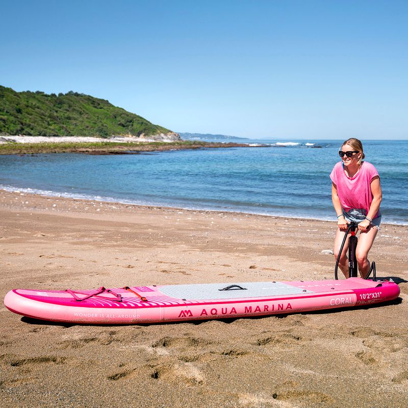 SUP-дошка  Aqua Marina Coral 10'2" raspberry 13