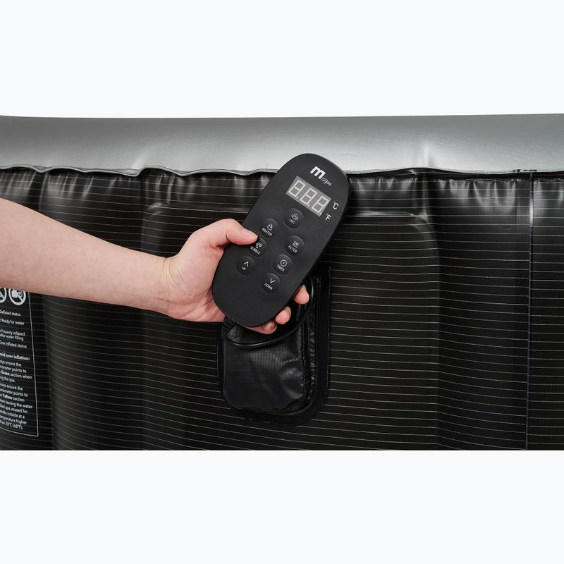 Басейн з гідромасажем 6-місне MSpa Comfort Starry сірий 8