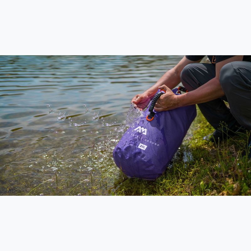 Мішок водонепроникний Aqua Marina Dry Bag 20 л purple 2