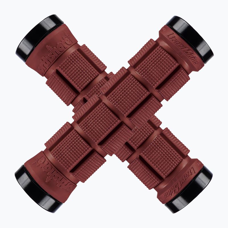 Ручки керма Lizard Skins Dual-Clamp Northshore deep red