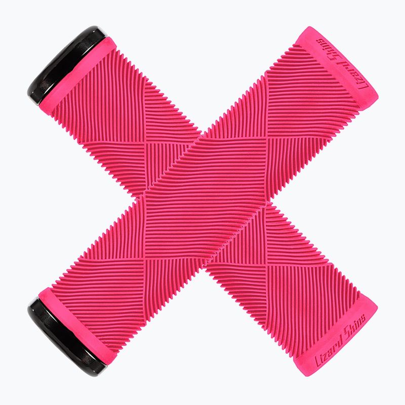 Ручки керма Lizard Skins Single-Clamp Strata neon pink