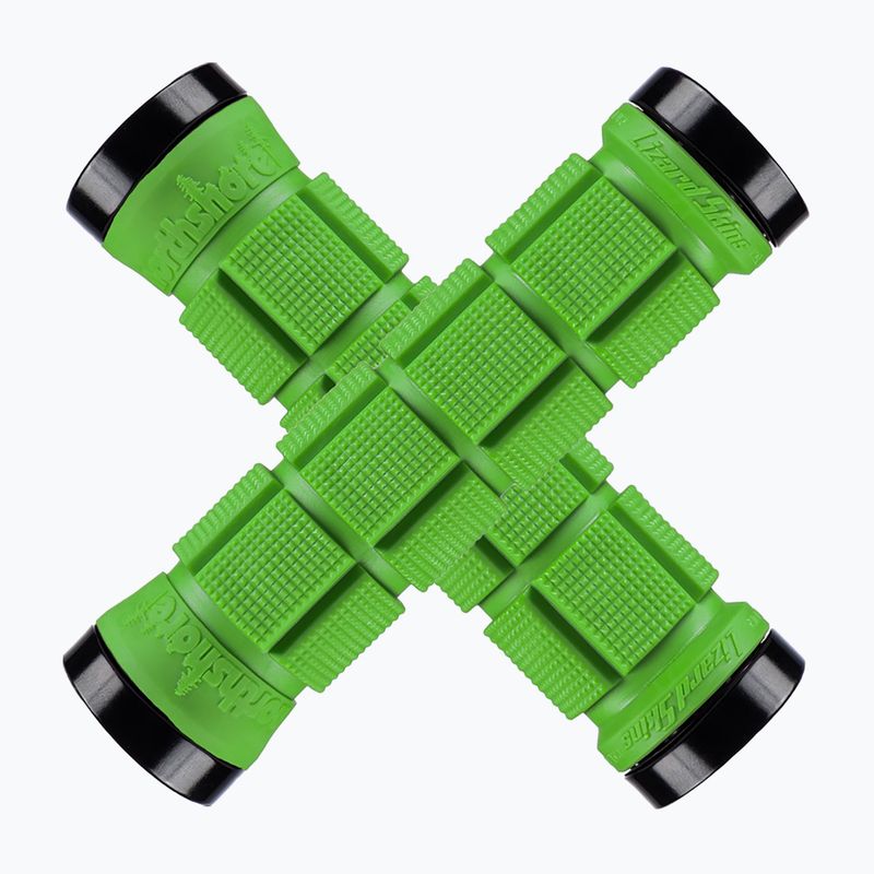 Ручки керма Lizard Skins Dual-Clamp Northshore lime green