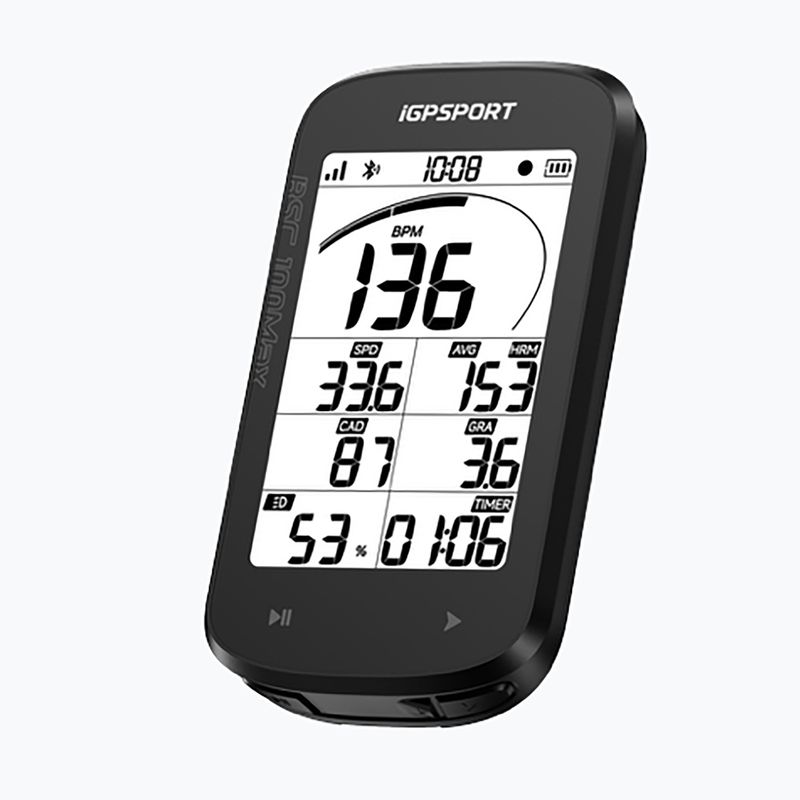Лічильник велосипедний iGPSport GPS BSC100 Max black 2