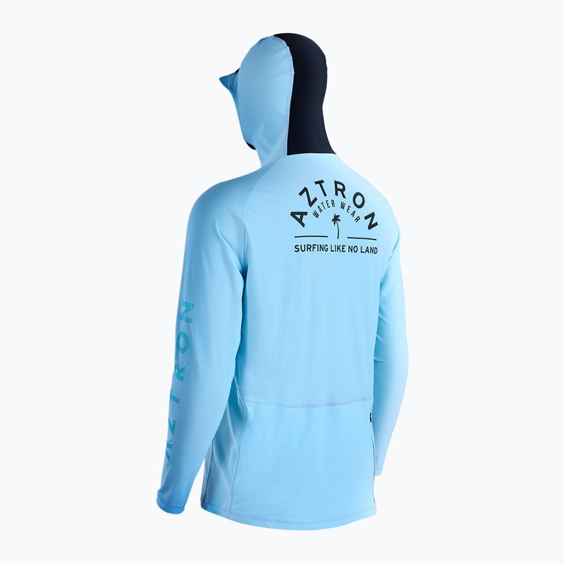 Лонгслів для плавання чоловічий Aztron Surfing Hooded Rashguard 2