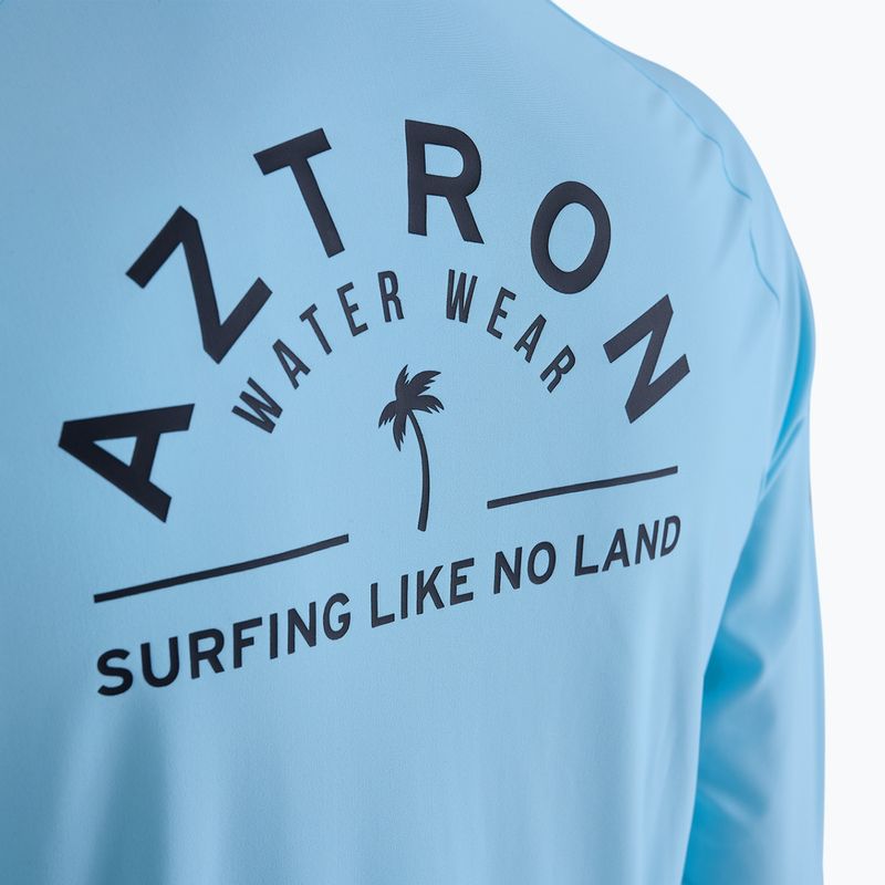 Лонгслів для плавання чоловічий Aztron Surfing Hooded Rashguard 5